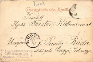 1903 Achensee (Tirol), Hotel Gaisalpe. Robert Harth Photogr. (Rb)