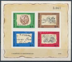 1972 Bélyegnap vágott blokk