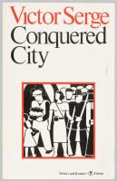 Victor Serge: Conquered City. 1978, Writers and Readers. Angol nyelven. Kiadói papírkötés