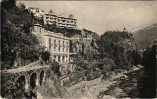 1915 Merano, Meran (Südtirol); Gilfpromenade (pinholes)