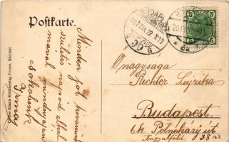 1907 Bressanone, Brixen (Südtirol); Telegramm - Drahtgrüsse. 1000 Küsse 1000 Grüße / telegram, wire ...