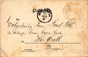 1897 Bad Wörishofen, Kinderasyl, Kneippianum, Prälat Kneipp, Kurhaus / children's asylum, orpha...