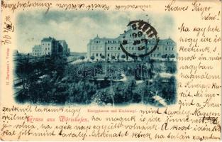 1899 Bad Wörishofen, Kneippianum und Kinderasyl / spa, children's asylum, orphanage (tear)
