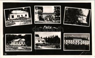 1943 Félixfürdő, Baile Felix; részletek / multi-view postcard (vágott / cut)