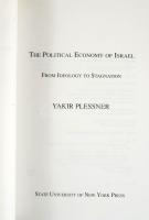 Yakir Plessner: The political economy of Israel. From ideology to stagnation. New York, 1994, State ...
