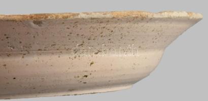 Tányér. 1780-1820 körül, Murány / Felvidék, jelzés nélkül, restaurált, d: 29,5 cm /// Plate. Circa 1...