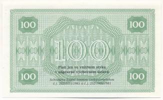 Csehszlovákia 1986. 100K (börtönpénz) vízjeles papíron T:AU
Czechslovakia 1986. 100 Korun (prison m...