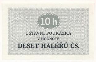 Csehszlovákia 1986. 10h (börtönpénz) vízjeles papíron T:UNC
Czechslovakia 1986. 10 Halerů (prison m...