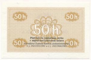 Csehszlovákia 1986. 50h (börtönpénz) vízjeles papíron T:UNC
Czechslovakia 1986. 50 Halerů (prison m...