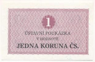 Csehszlovákia 1986. 1K (börtönpénz) vízjeles papíron T:UNC
Czechslovakia 1986. 1 Koruna (prison mon...