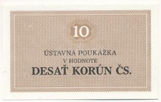 Csehszlovákia 1986. 10K (börtönpénz) vízjeles papíron T:UNC
Czechslovakia 1986. 10 Korun (prison mo...
