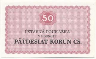 Csehszlovákia 1986. 50K (börtönpénz) vízjeles papíron T:UNC
Czechslovakia 1986. 50 Korun (prison mo...