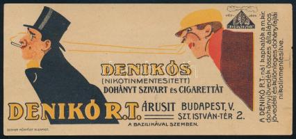 Denikos nikotinmentes dohány számolócédula
