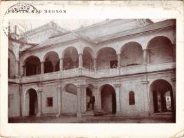 1936 Radvány, Zólyomradvány, Radvan (Besztercebánya, Banská Bystrica); Radvánszky kastély, belső udv...