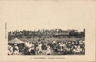 Addis Ababa arrival of the Minister