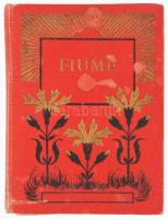 1896 Fiume (Rijeka), leporelló 12 db fotóval, Stengel &amp; Co., Dresden, aranyozott egészvászon...