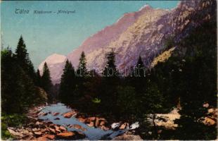 1912 Tátra, Magas Tátra, Vysoké Tatry; Mittelgrad / Középorom. Jurányi és Társa kiadása / mountain p...