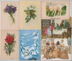 50 db MODERN grafikai képeslap / 50 modern graphic art postcards