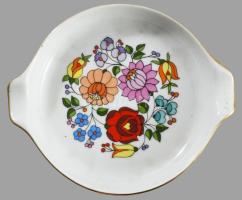 Kalocsai Porcelán hamuzó. Jelzett, hibátlan, 14x12 cm
