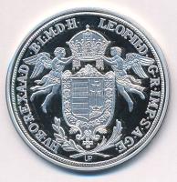 DN "Magyar tallérok utánveretben - II. Lipót tallérja 1790" jelzetlen Ag emlékérem kapszul...
