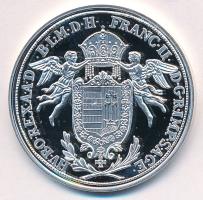 DN "Magyar tallérok utánveretben - I. Ferenc tallérja 1792" jelzetlen Ag emlékérem kapszul...