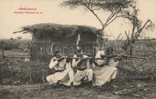 Dire Daoua Practicing Etiopian Gunmen