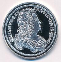DN "Történelmi féltallérok utánveretben - III. Károly féltallérja 1724" jelzett Ag emlékér...