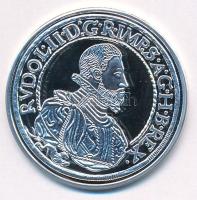 DN "Történelmi féltallérok utánveretben - II. Rudolf féltallérja 1595" jelzetlen Ag emléké...