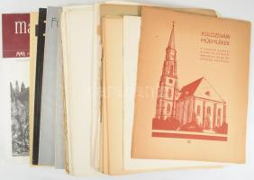 cca 1926-2015 Vegyes művészeti, építészeti folyóiratok, kiadványok: Kolozsvári műemlékek, Képzőművés...