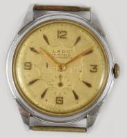 Lado 15 jewels antimagnetic art deco karóra, szíj nélkül, mechanikus, nem működik, karcos, d: 35mm