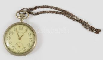 Watch Co. zsebóra, nem működik, lánccal, d: 46mm