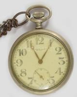 Watch Co. zsebóra, nem működik, lánccal, d: 46mm