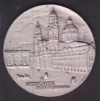 Németország DN "München Theatinerkirche" ffém emlékérem T:2