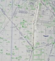 1970-1973 Jepco Avigation légiforgalmi / légifolyosó térképek, 2 db (Dél-Európa, Kelet-Afrika), 41x8...