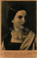 Božena Němcová, cseh írónő / Czech writer (Rb)