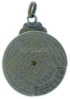 1900 k. "Öröknaptár" forgatható fém naptár medál (26mm) T:AU