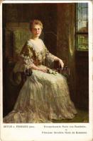 Kronprinzess Maria von Rumänien / Mária román hercegnő, jugoszláv királyné. Galerie Wiener Künstler ...