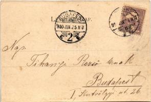 1900 Gróf Csáky Károly Emmánuel, váci püspök / the bishop of Vác (vágott / cut)