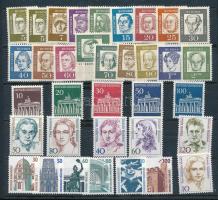 1961-1993 24 klf komplett német kiadás, csak forgalmi bélyegek (Mi EUR 112.-)