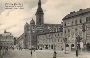 Pozsony with synagogue