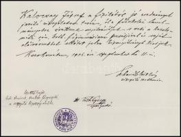 1906 Eger, Békefi Remig (szül. Bröckl József) (1858-1924) ciszterci szerzetes, pap, zirci apát, tört...