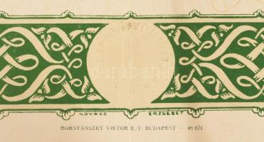 1938 Bp., m. kir. iparügyi miniszter elismerő oklevele, Bornemisza Géza (1895-1983) országgyűlési ké...
