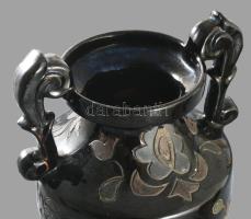 Bertalan Korond 1942 váza, táncoló alakokkal, jelzett, felületi sérüléssel, m: 35 cm