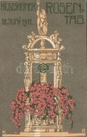 Rosentag in Hildesheim 1911 litho