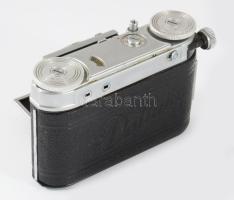 Certo Super 35 fényképezőgép, Carl Zeiss Jena Tessar 2,8/50 objektívvel, Vebur zárszerkezettel, ered...