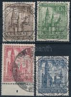 Németország Berlin 1953 Vilmos császár emléktemplom sor Mi 106-109 (Mi EUR 230.-)