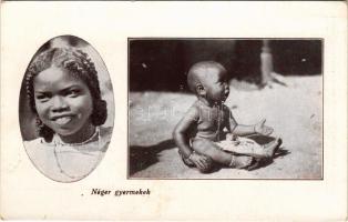Néger gyermekek. Kiadja a Katolikus Missziók képes havi folyóirat / Black children (EK)
