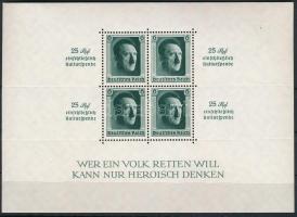 Deutsches Reich 1937 Hitler blokk Mi 9 (**Mi EUR 320.-)