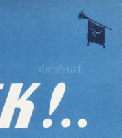 Gönczi-Gebhardt Tibor (1902-1994): Nagyobb kiadásaira takarékoskodjék, 1957 körül. Plakát, ofszet, p...