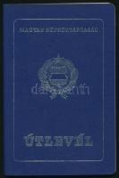 1988 Magyar Népköztársaság által kiállított útlevél török, görög, olasz vízumokkal